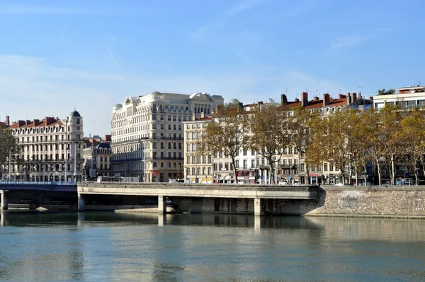 lyon görünümü. Fransa .