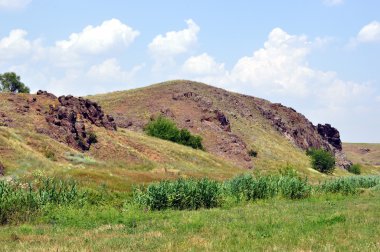 Donetsk bölgesi. donbass, Ukrayna sizIerden .