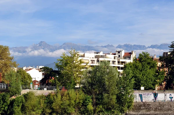 Grenoble, Francja, jesień — Zdjęcie stockowe