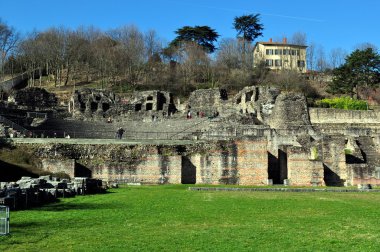 Lyon 2014 . Fransa. Roma harabeleri .