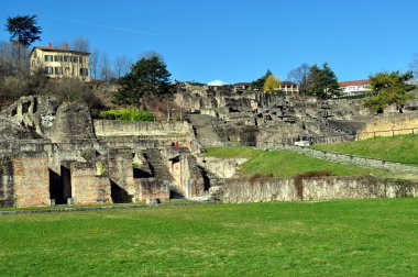 Lyon 2014 . Fransa. Roma harabeleri .