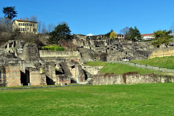 Lyon 2014 . Fransa. Roma harabeleri .
