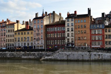 Lyon. Lyon görünümü . Fransa .