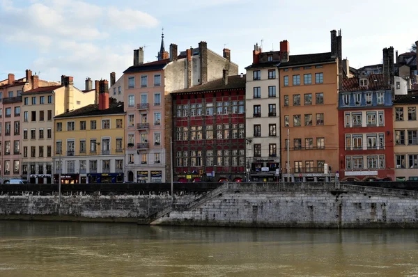 Lyon? Utsikt over Lyon. Frankrike  . – stockfoto