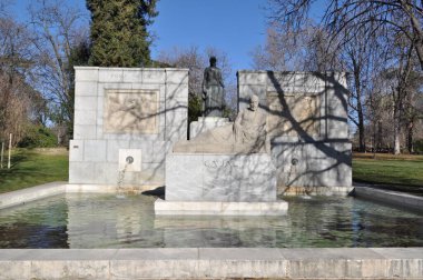 Madrid mi? İspanya. 18 Ocak 2022. El Retiro parkı. .