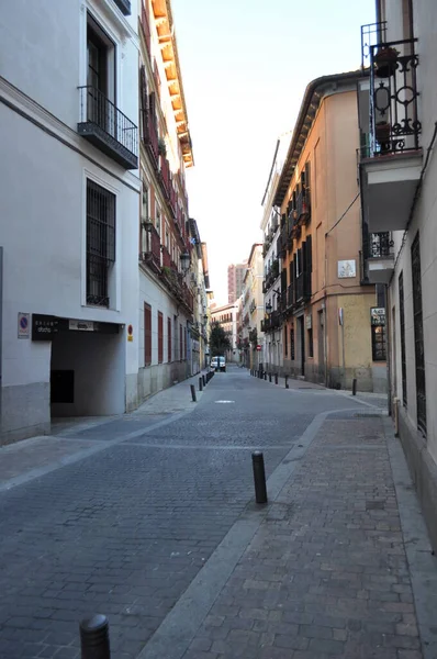 Madryt Hiszpania Stycznia 2022 Ulica — Zdjęcie stockowe