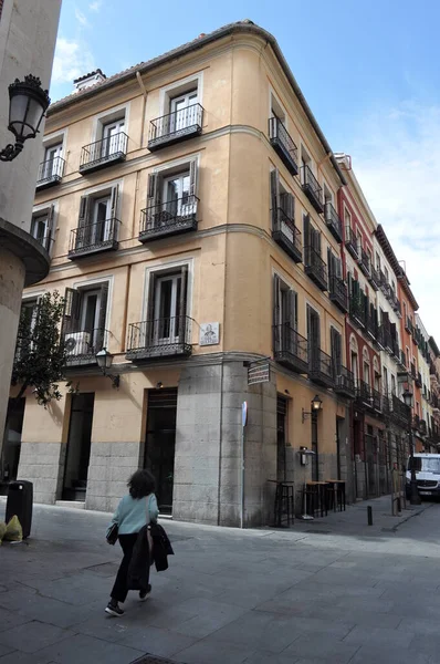 Мадрид Испании Десять Марта Улица — стоковое фото