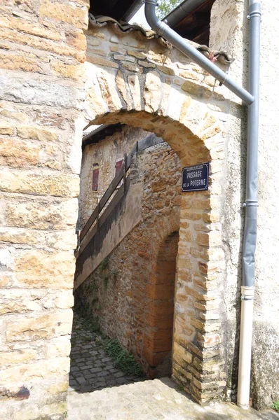 View Old City Some Street Houses — Foto de Stock