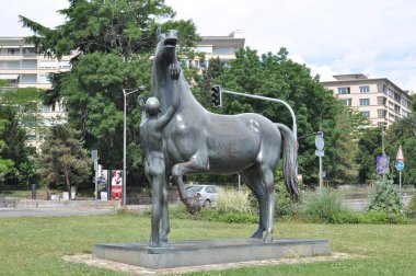 İsviçre. Cenevre. 6 Haziran 2022. Barton Parkı .