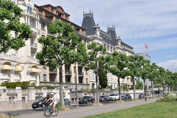 Швейцарии Женева Июня 2022 Года Старый Город — стоковое фото