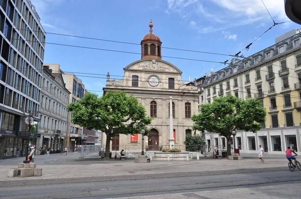 Suiza Ginebra Junio 2022 Ciudad Vieja —  Fotos de Stock