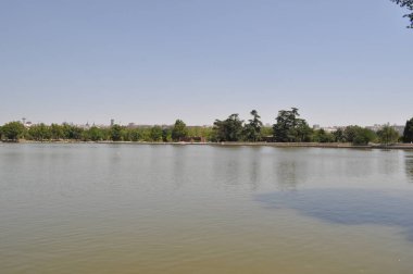 Some park in summer time in Spain 