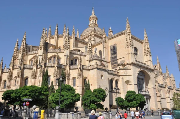 View Some Cathedral Architecture Spain — Fotografia de Stock