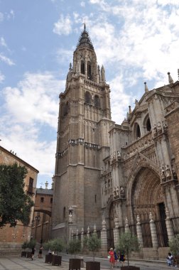 The view the old street in Europe . 