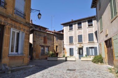 Old square. Architecture of France . 