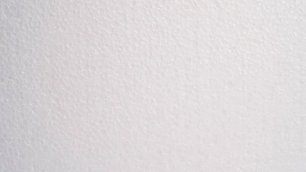 Вид Зверху Білий Лист Піни Малі Великі Прозорі Пінополістирольні Намистини — стокове фото