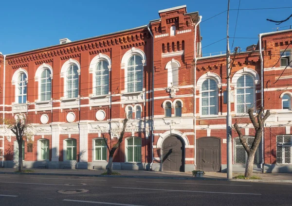 Ancien Bâtiment Auditorium Peuple Saratov Dans Rue Gorky — Photo