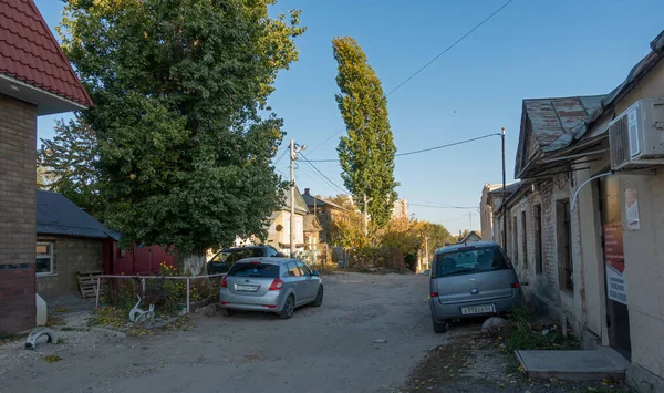 Saratov Russia October 2021 Old Saratov Street — Stock Photo, Image
