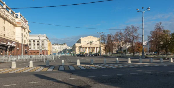 Moscovo Rússia Outubro 2021 Vista Praça Teatro Moscou — Fotografia de Stock