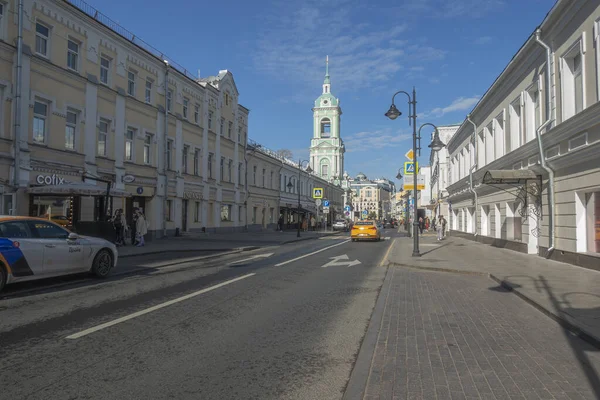 Moskva Rusko Října 2021 Pohled Ulici Pyatnického — Stock fotografie