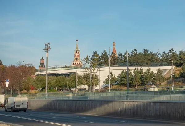 Moskau Russland Oktober 2021 Blick Auf Die Kreml Türme Moskau — Stockfoto