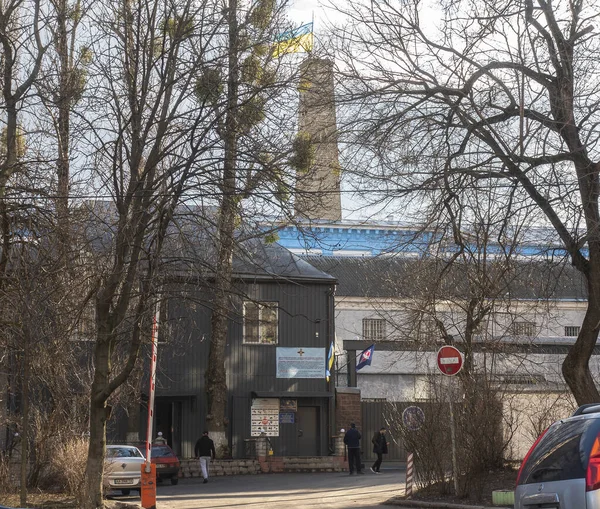 Лукьяновская тюрьма в Киеве — стоковое фото