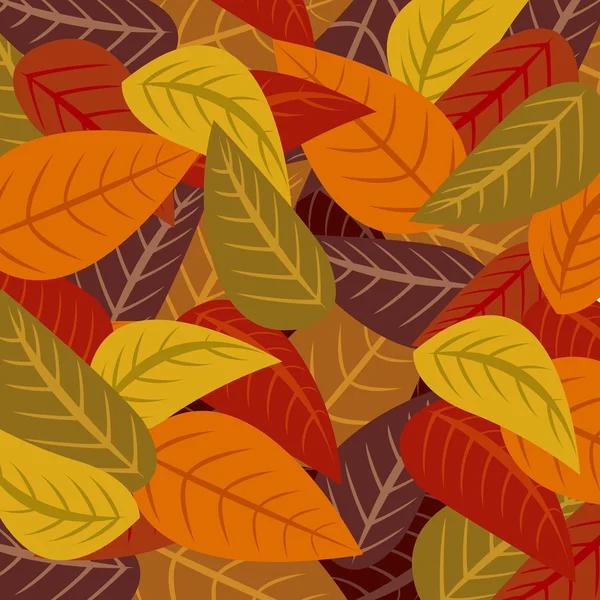 Autumn leaves illustration — Stock Photo, Image