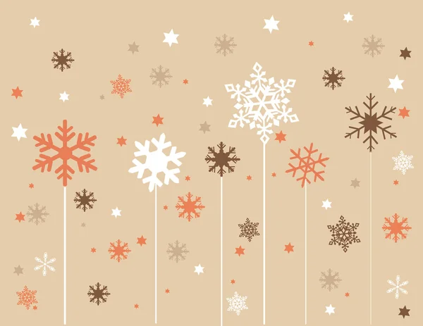 Snowflakes illustration art — Stock Photo, Image