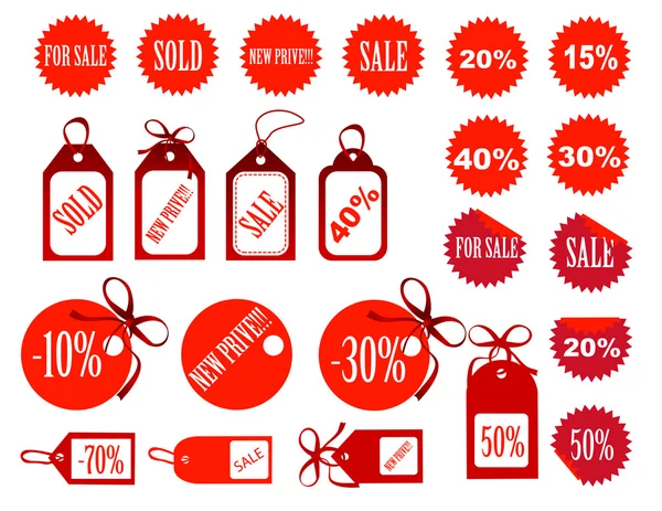 Set of tags fully editable illustration — Stok fotoğraf