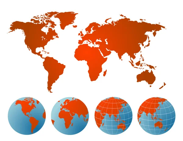 Mapa mundial — Foto de Stock