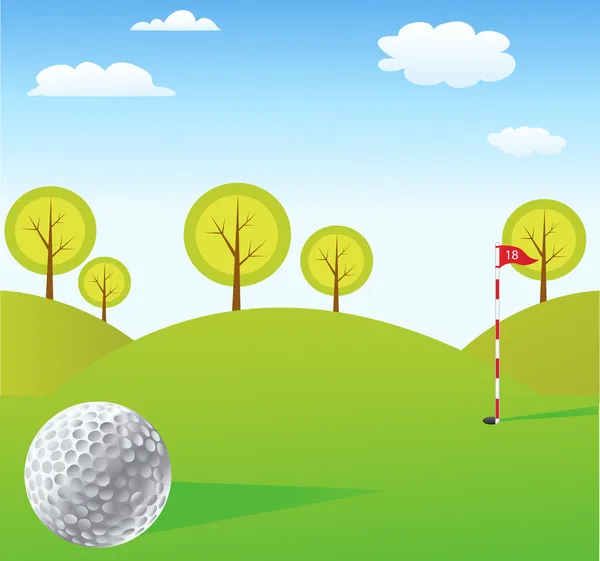 Golf background — Stock Photo, Image