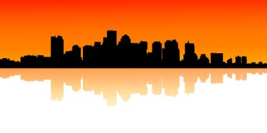  illustration of urban skylines