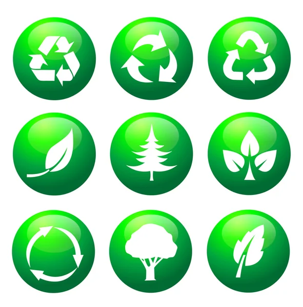 Environmental conservation symbols — Stock Photo, Image