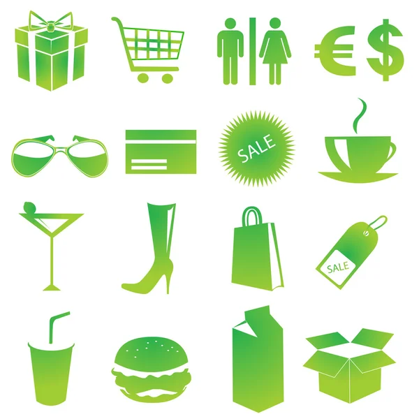 Shopping icons — Stock Photo, Image