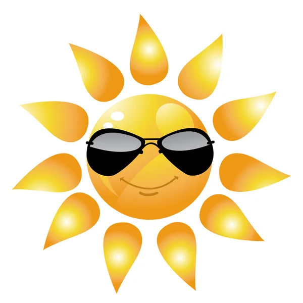 Cartoon Sun Character — Stock Photo, Image