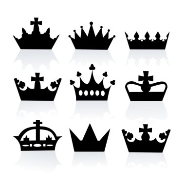  illustration of different crowns