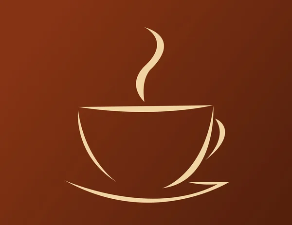 Ілюстрація кави — стокове фото
