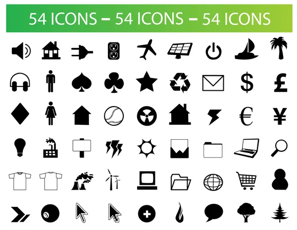 Icon set — Stock Photo, Image
