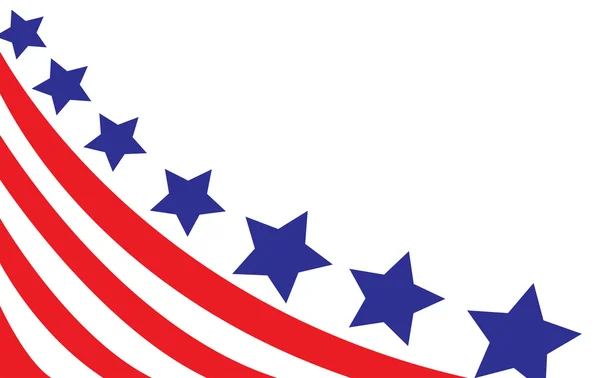 USA flag in style — 图库照片