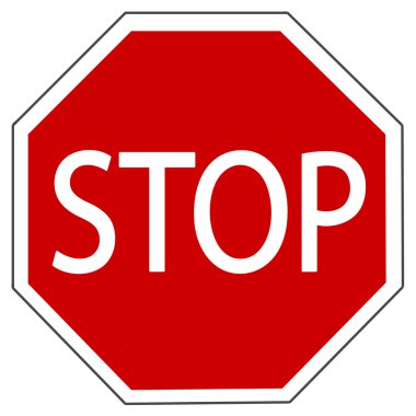  illustration of Stop sign
