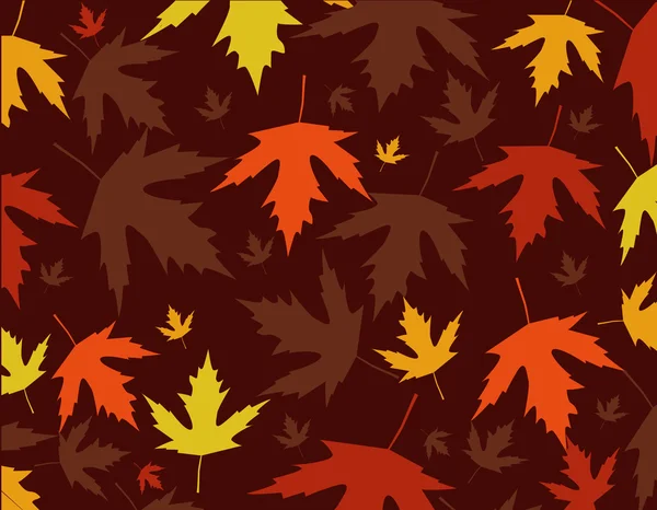 Autumn leaves illustration — Stock Photo, Image