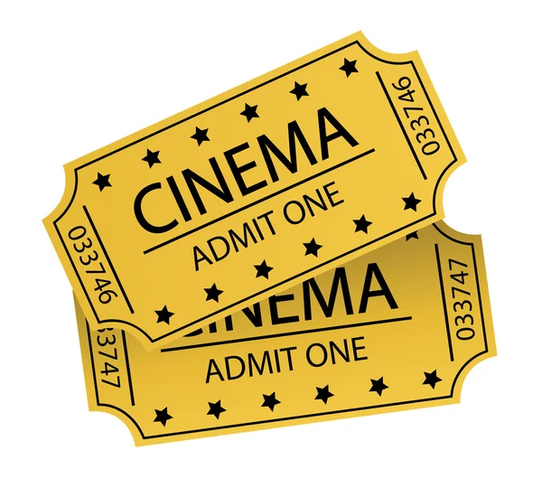 Εισιτήρια κινηματογράφου — Φωτογραφία Αρχείου