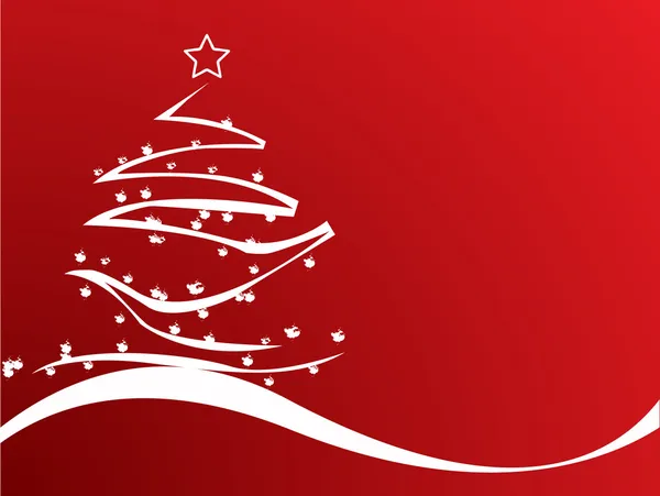 Abstrakte Weihnachtsbaum Hintergrund — Stockfoto