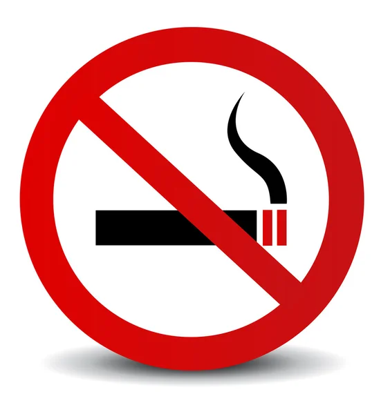 कोई धूम्रपान चिह्न नहीं — स्टॉक फ़ोटो, इमेज