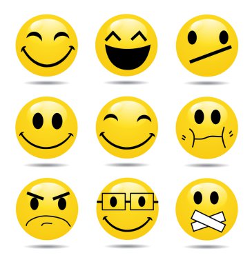  gülümseme Icon set 