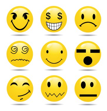  gülümseme Icon set 