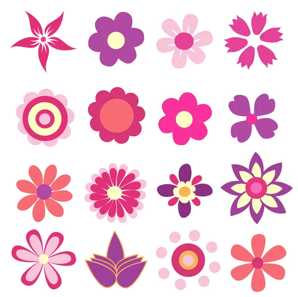 Colorful spring flowers illustration — Stock fotografie