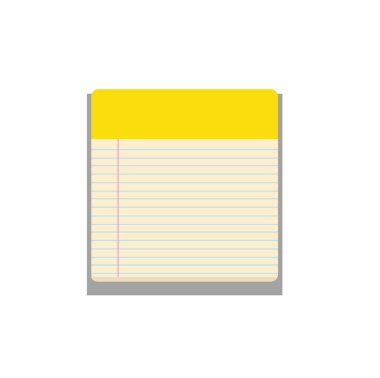 Defter kağıt vektör çizim