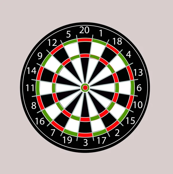 Darts Vektor Auf Grauem Hintergrund — Stockvektor