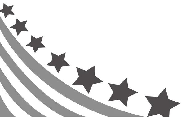 Флаг Сша Вектору Стиля — стоковый вектор